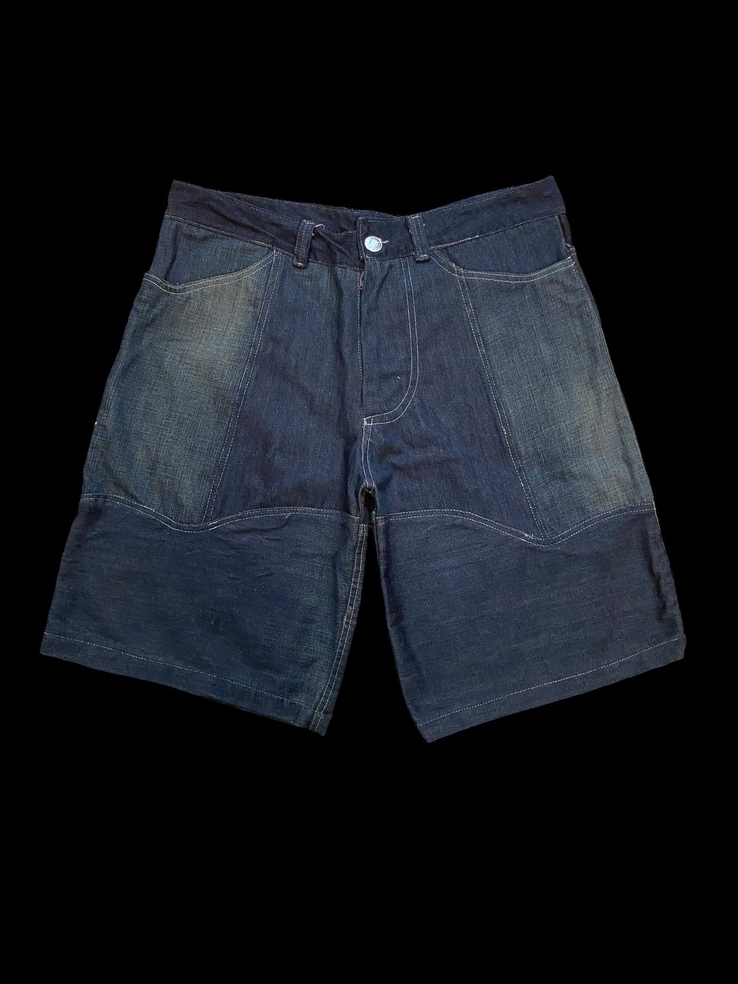 Wave denim shorts (1 of 1)