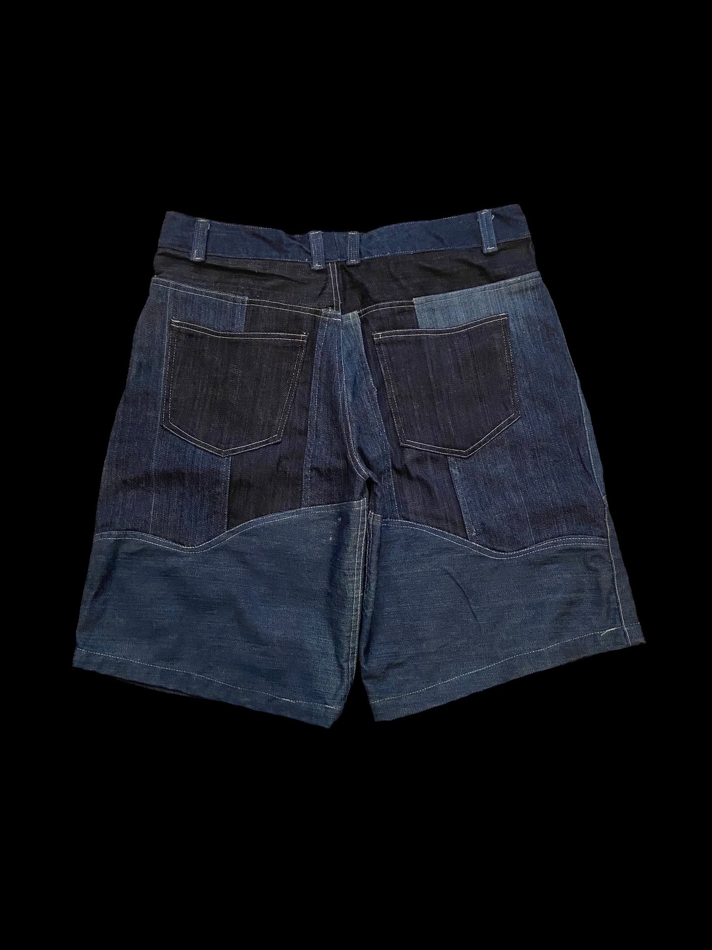 Wave denim shorts (1 of 1)