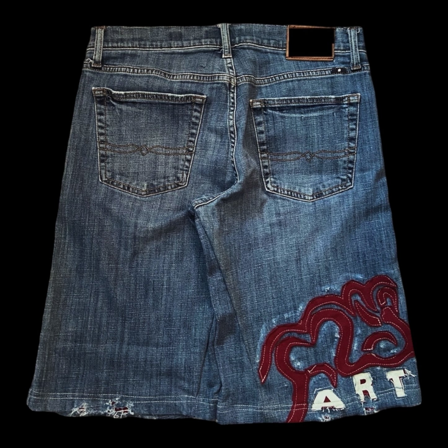 Art of love denim shorts (1 of 1)